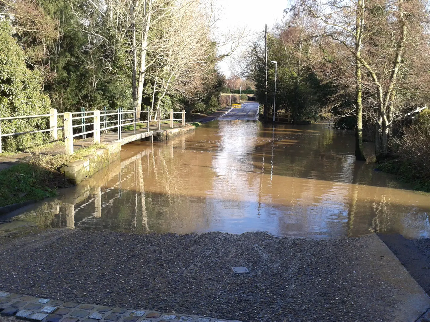 Flooding at Rufford ford