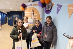 Children at NottAlone Live 2025