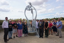 Representatives from Nottinghamshire County Council, Bassetlaw District Council, Shireoaks Parish Council and Friends of Woodlands and Coach Wood Green.