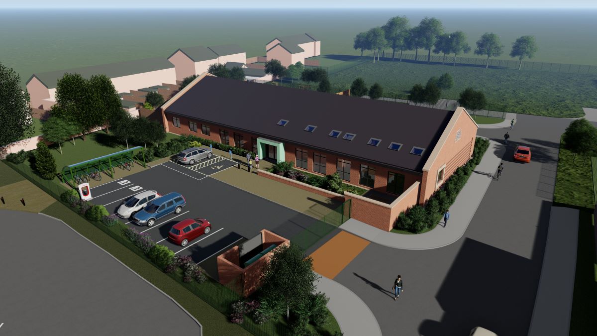 graphical design of a new family contact centre in North Notts 