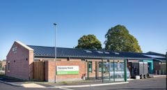 image shows the whole Harmony House building 