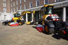 The Pothole Pro machines in front of County Hall