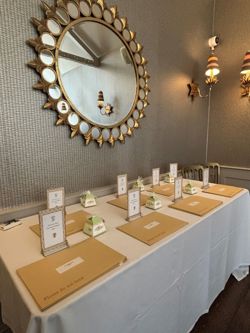 Long service award table
