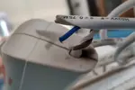 Faulty plug scorched and broken